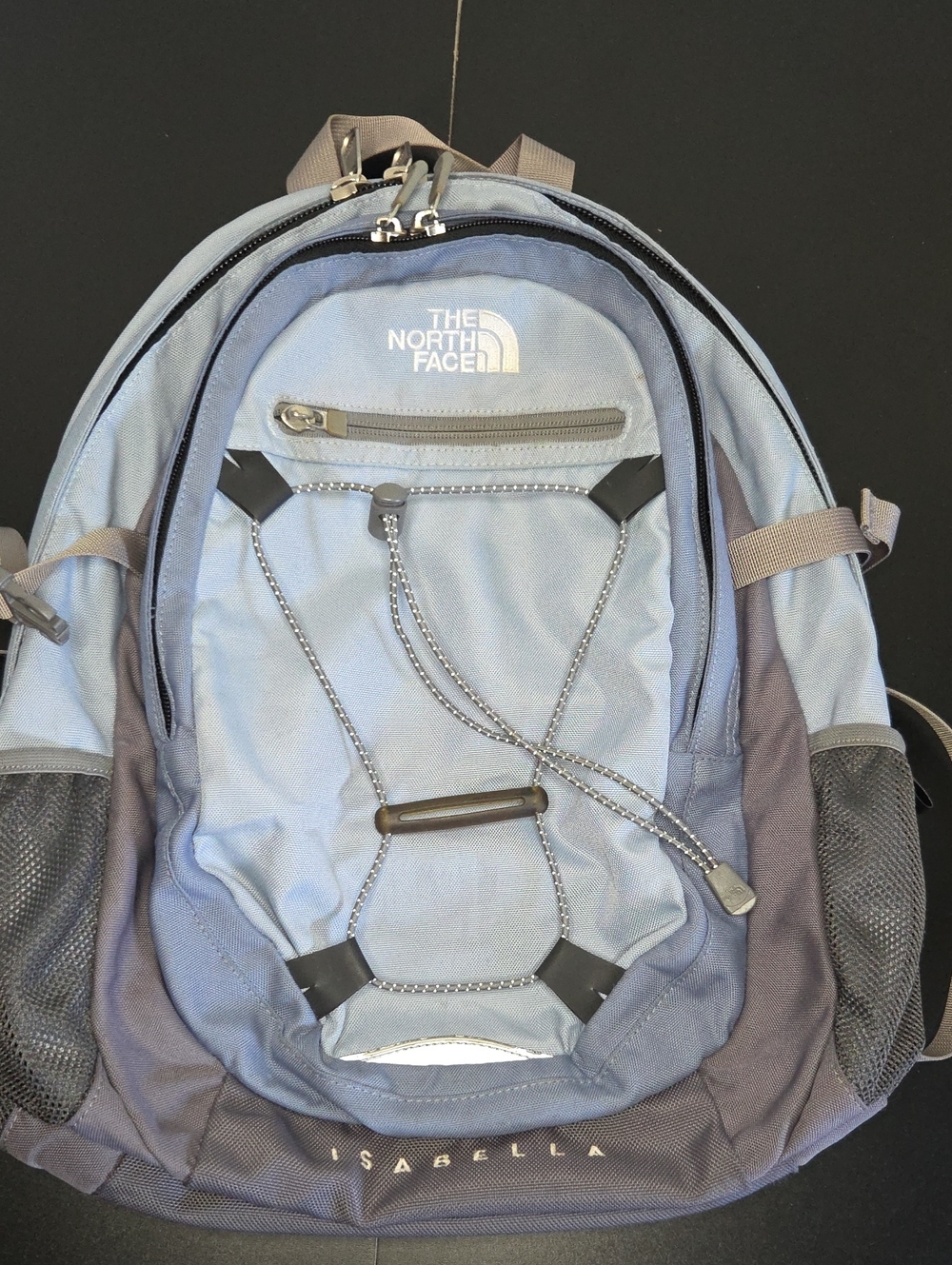 The North Face Isabella Light Blue and Gray Backpack - Picture 16 of 16
